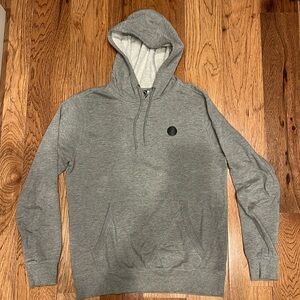 Volcom size small men’s grey hooded sweatshirt hoodie